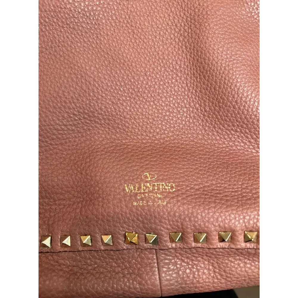 Valentino large Rockstud trapeze tote - reversible pink and grey! - Picture 9 of 10